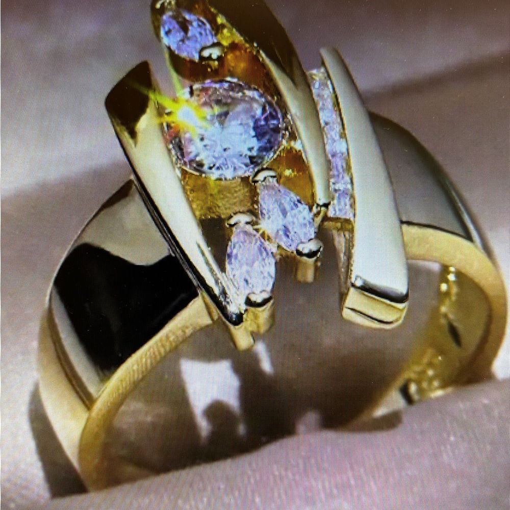 ELEGANT ABSTRACT LADIES RING 6,7,8,9,10 - Picture 11 of 16